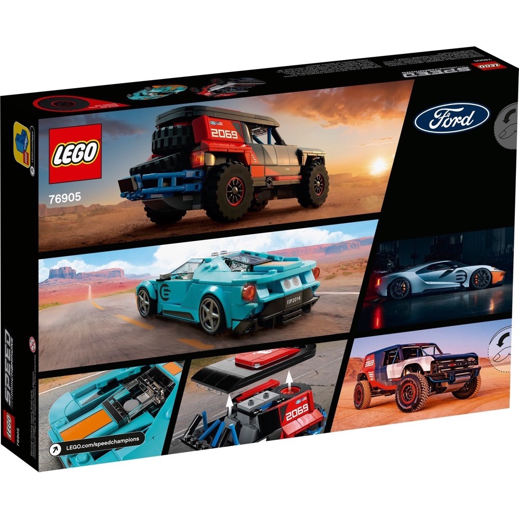 เลโก้ LEGO Speed Champions 76905 Ford GT Heritage Edition and Bronco R
