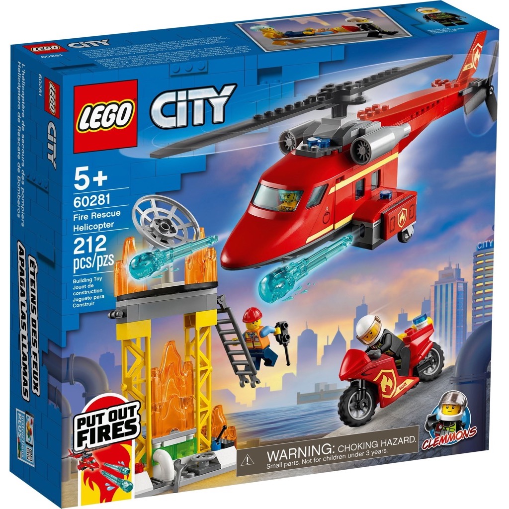 เลโก้ LEGO City 60281 Fire Rescue Helicopter