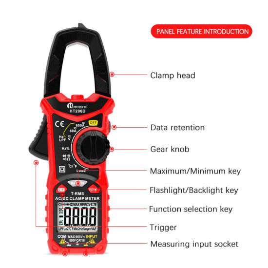 HABOTEST HT206D Digital Clamp Meter