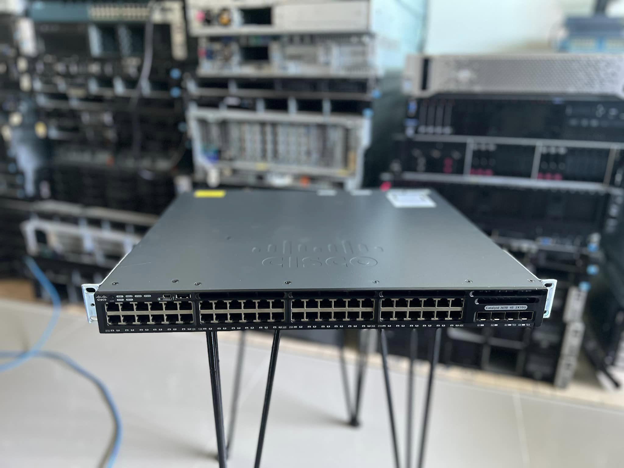 Cisco C3650 48TD E Gigabit layer3uplink 10G สวิทซิสโก้มือสองพร้อมใช้งาน