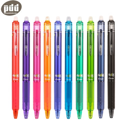 Pilot ปากกาลบได้ Frixion Ball 0.5 มม แบบกด - Pilot Frixion Ball Erasable GEL Ink Pen Knock Retractable Gel Pen 0.5 mm - ปากกา พรีเมี่ยม สั่งทำ