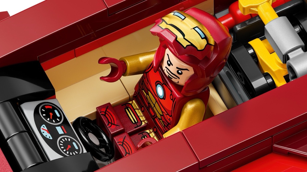 เลโก้ LEGO Super Heroes 76310 Iron Man Car & Black Panther vs. Red Hulk