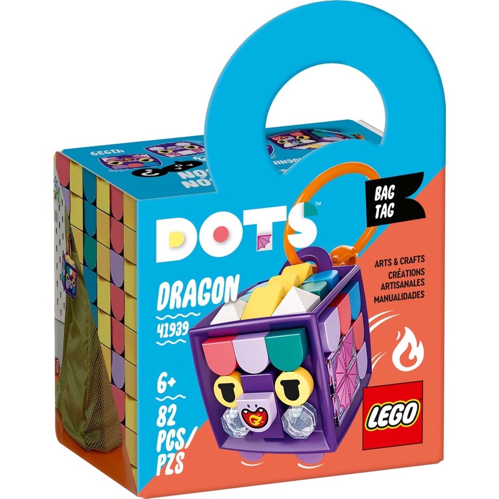 เลโก้ LEGO DOTs 41939 Bag Tag Dragon