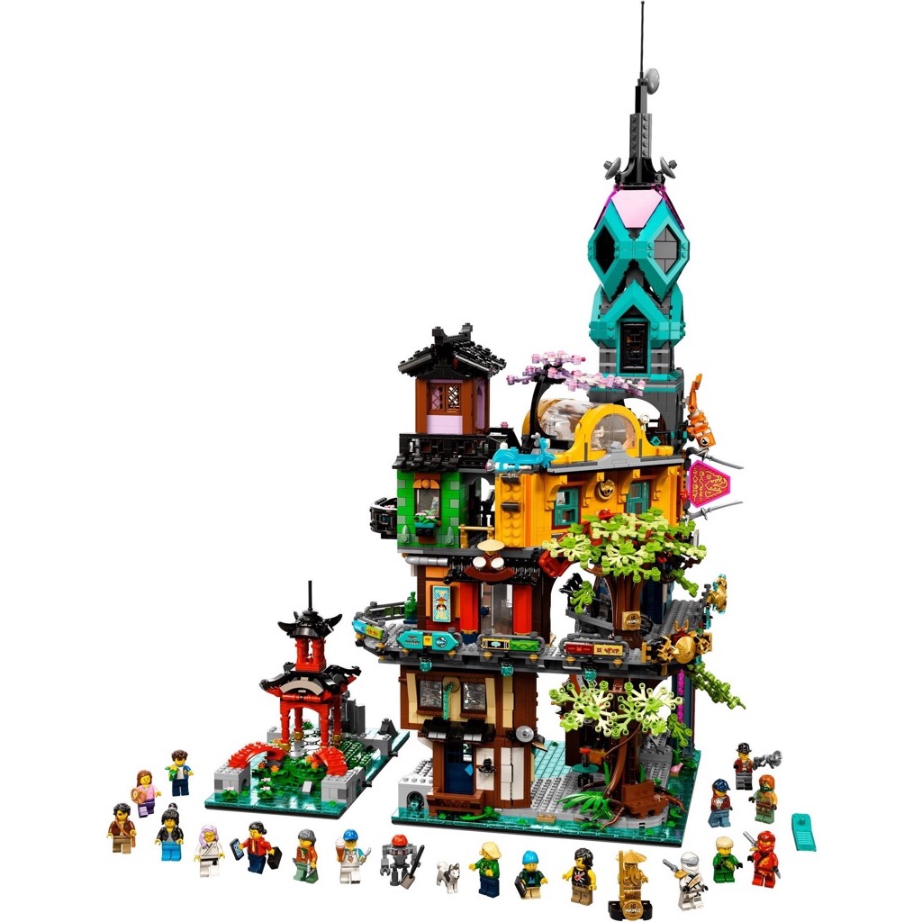 เลโก้ LEGO Exclusives 71741 Ninjago City Gardens (มีกล่องกระดาษตรงรุ่น)