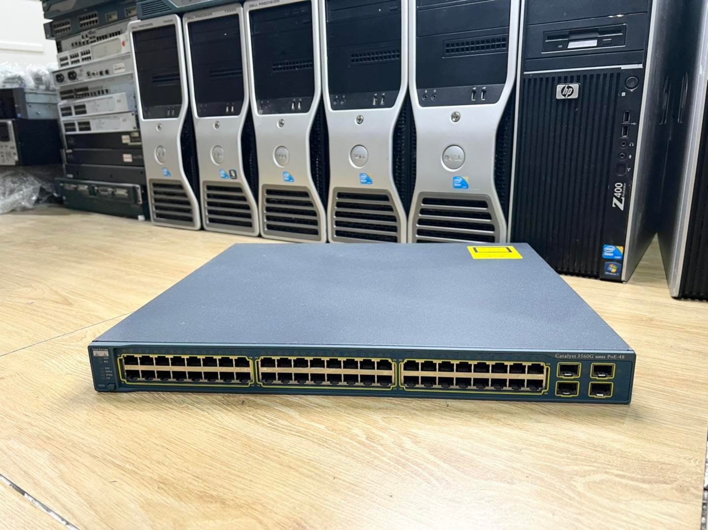 Cisco 3560G 48PoE switch มือสองพร้อมใช้งาน