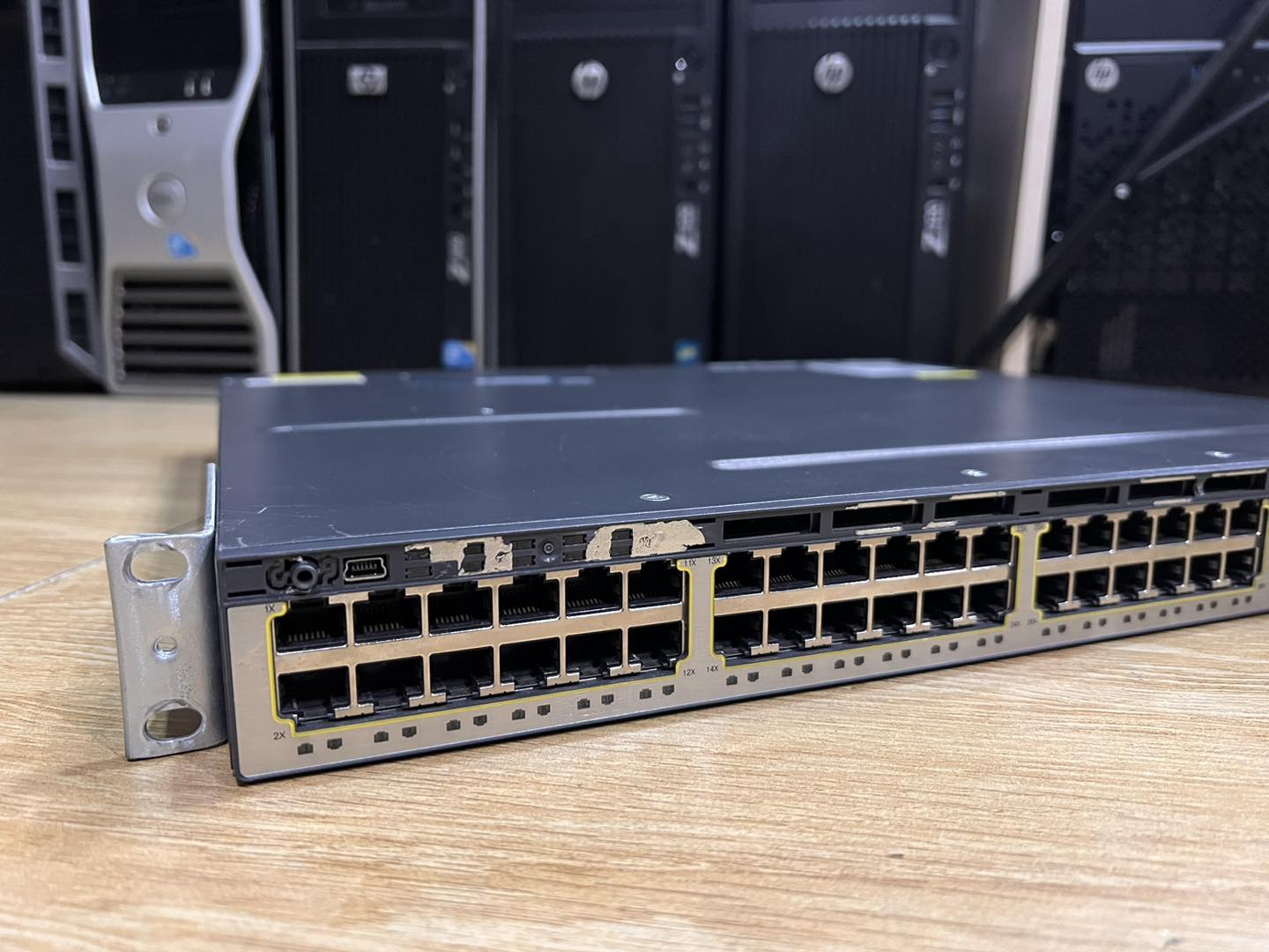 Cisco 3750X 48port PoE gigabit sfp 10g มือสองพร้อมใช้งาน