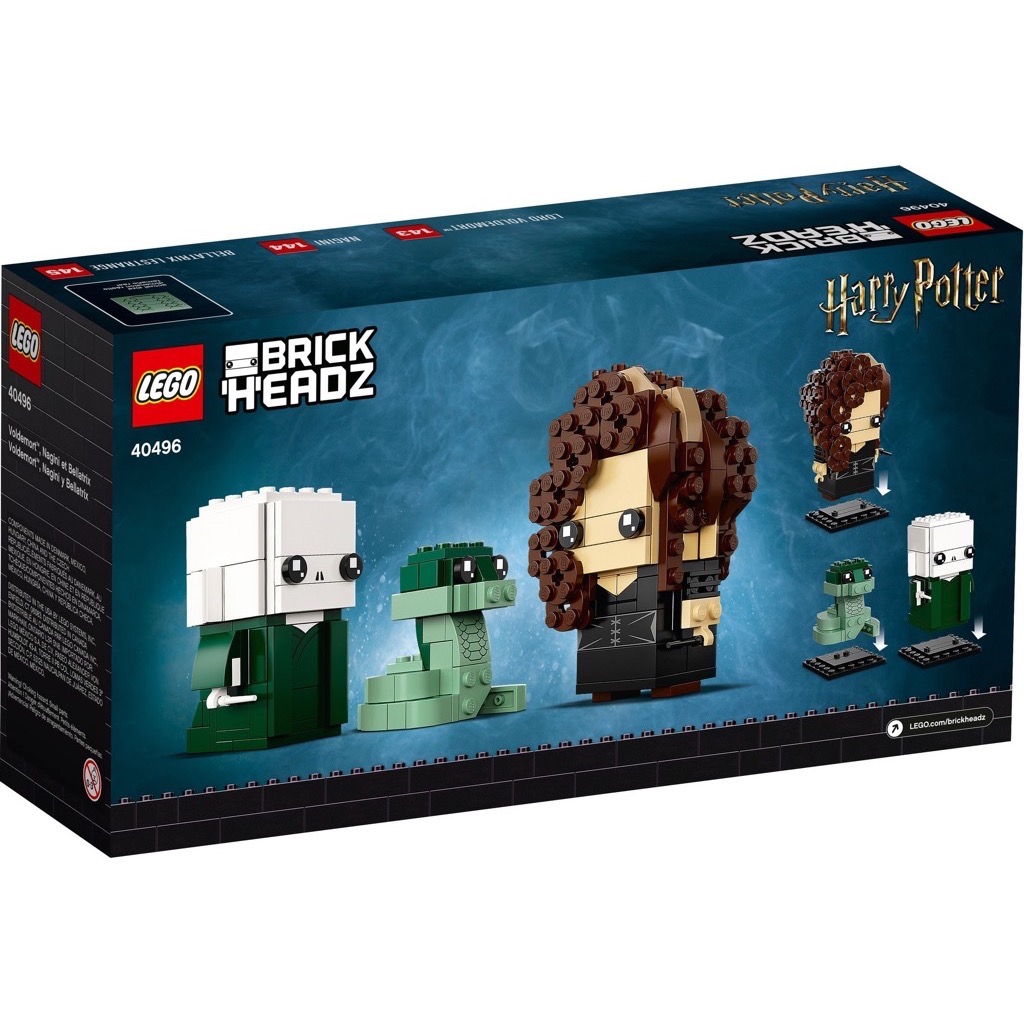เลโก้ LEGO BrickHeadz 40496 Voldemort, Nagini & Bellatrix