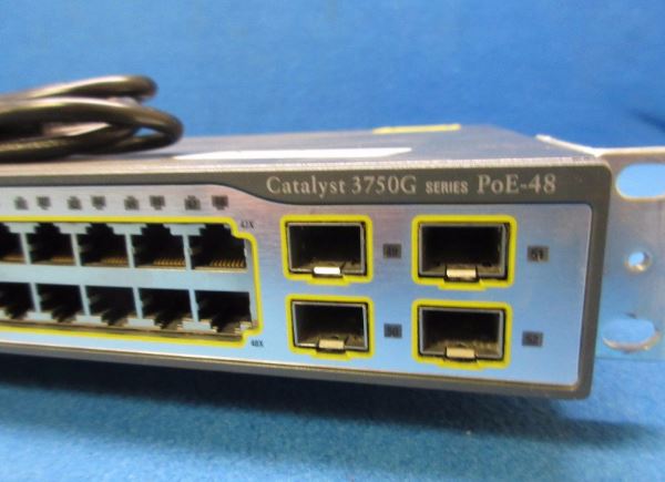 Cisco 3750G 48port PoE มือ 2 พร้อมใช้งาน