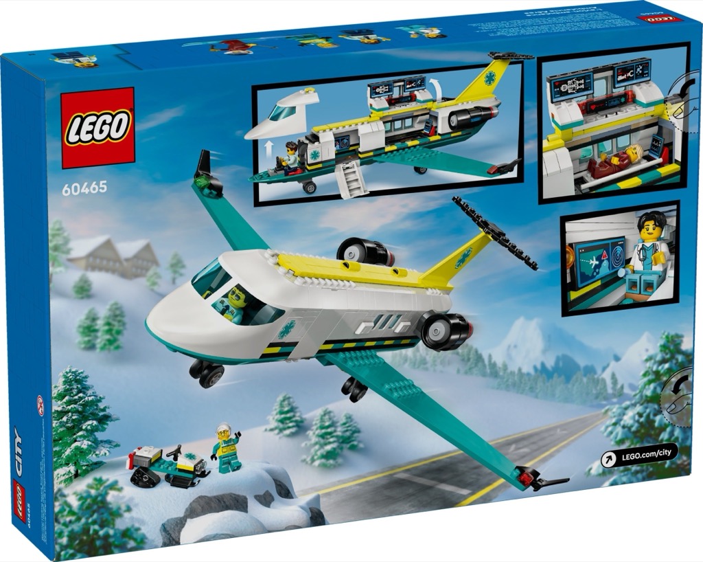 เลโก้ LEGO City 60465 Emergency Air Ambulance Plane