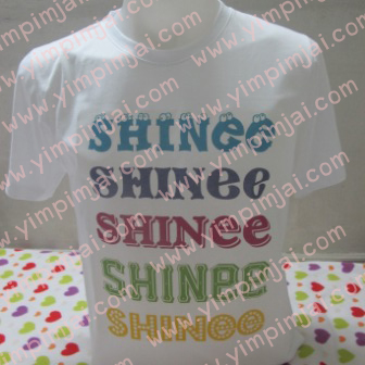 เสื้อยืดสกรีนทรานสเฟอร์ขนาดเอสาม