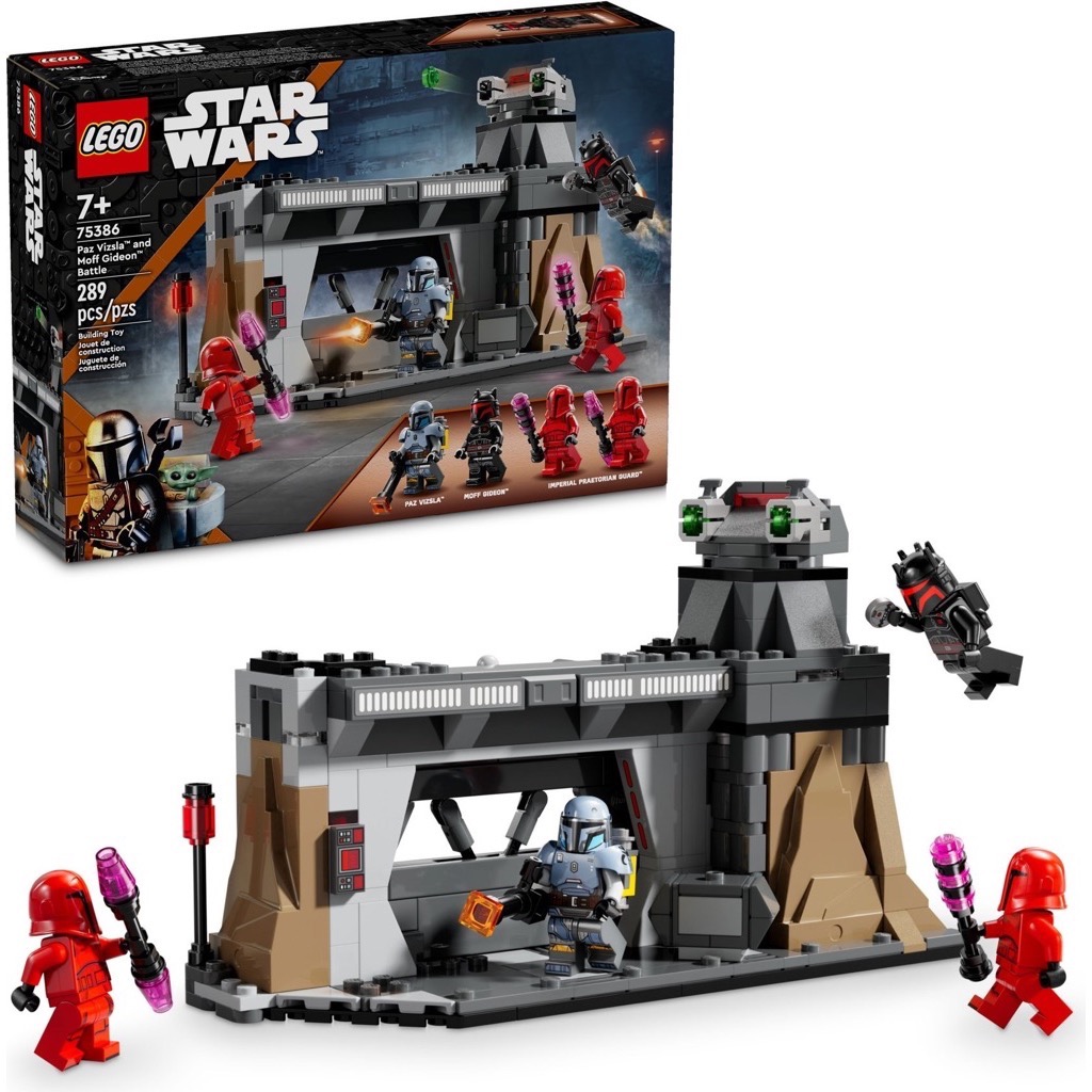 เลโก้ LEGO Star Wars 75386 Paz Vizsla and Moff Gideon Battle