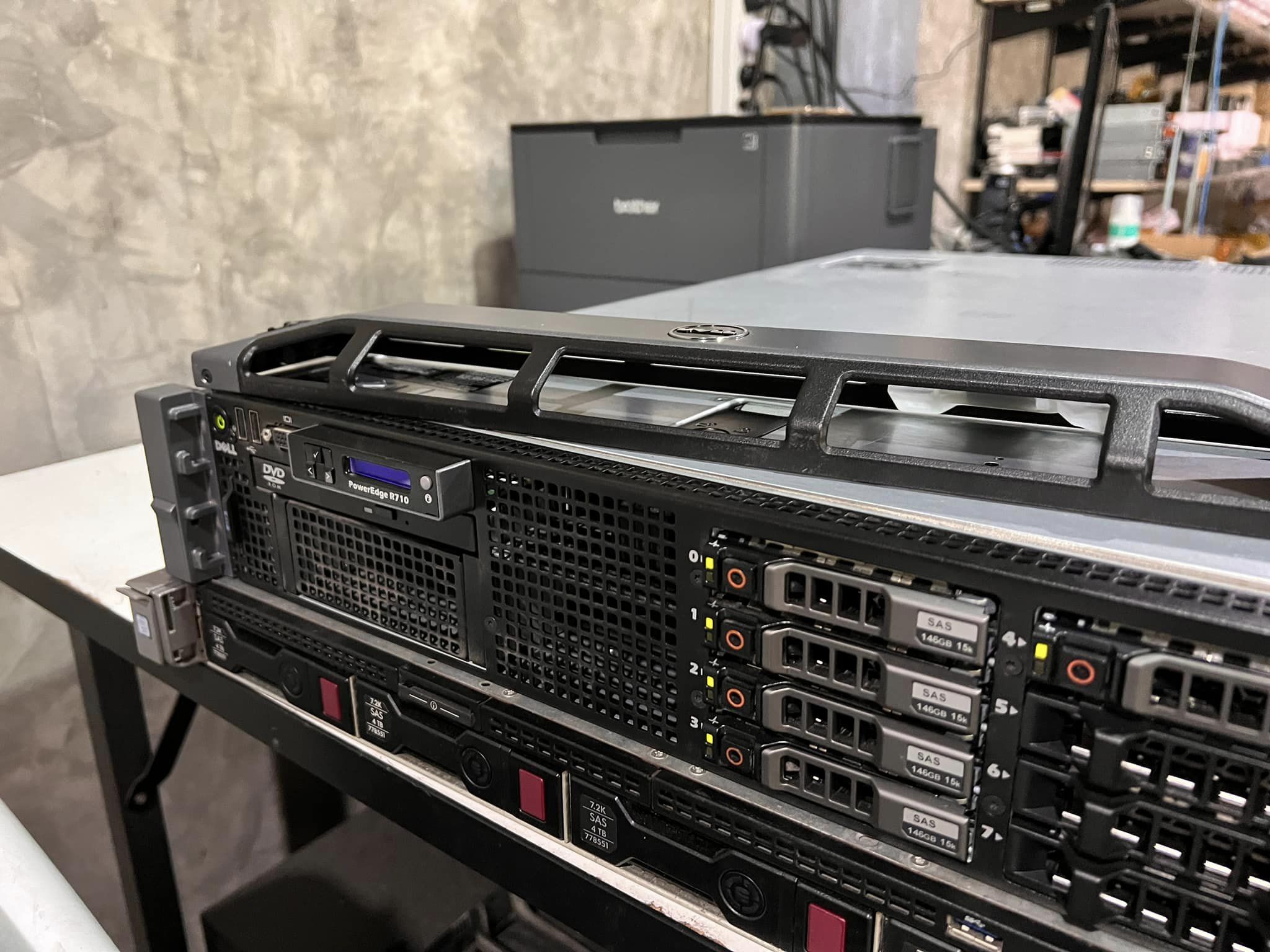 dell r710 2cpu ram 32 12cores เซิฟเวอร์มือสองพร้อมใช้งาน
