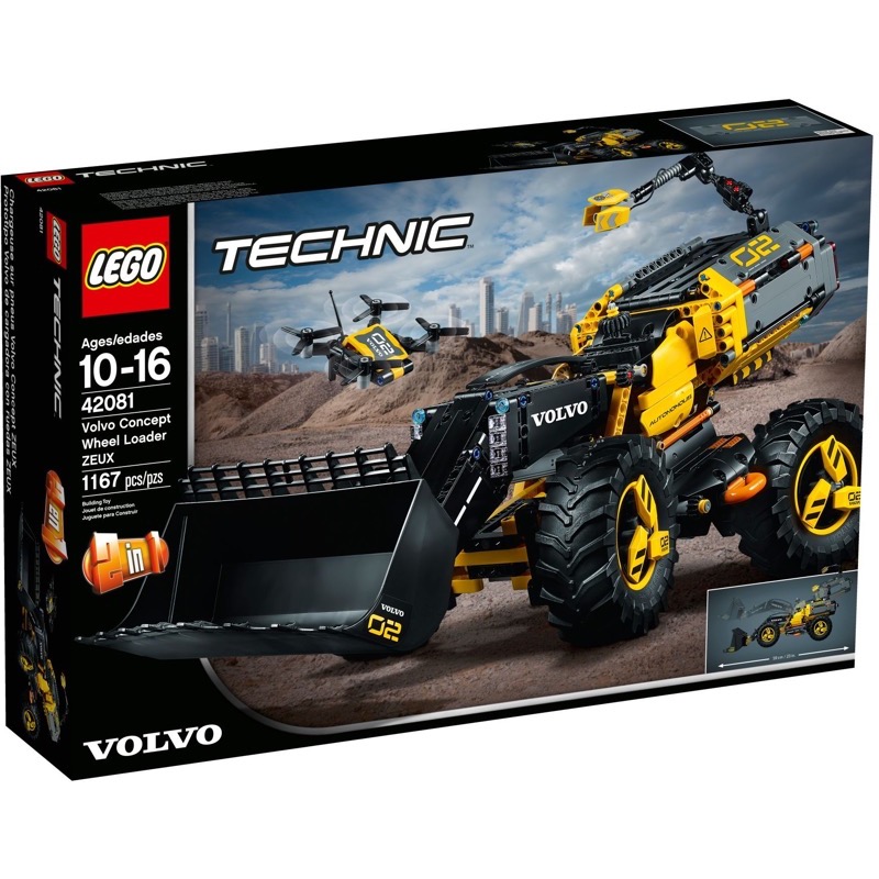 LEGO Technic 42081 Volvo Concept Wheel Loader ZEUX