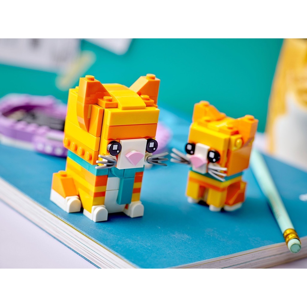 เลโก้ LEGO BrickHeadz 40480 Ginger Tabby