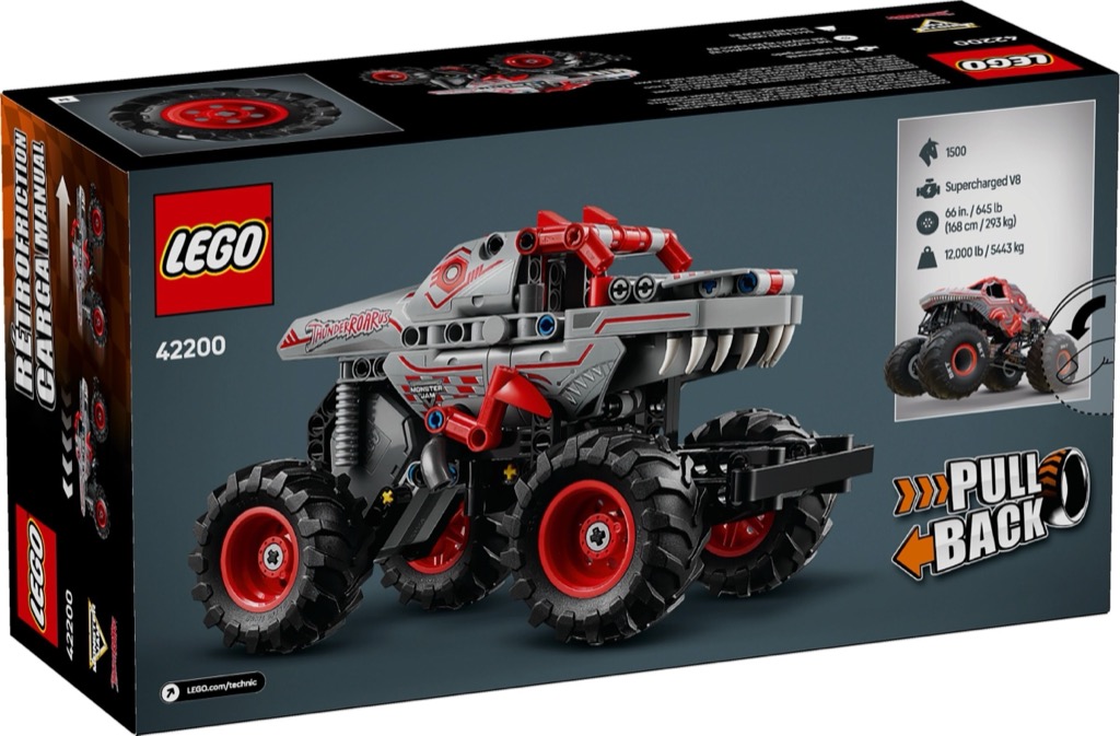 เลโก้ LEGO Technic 42200 Monster Jam ThunderROARus Pull-Back