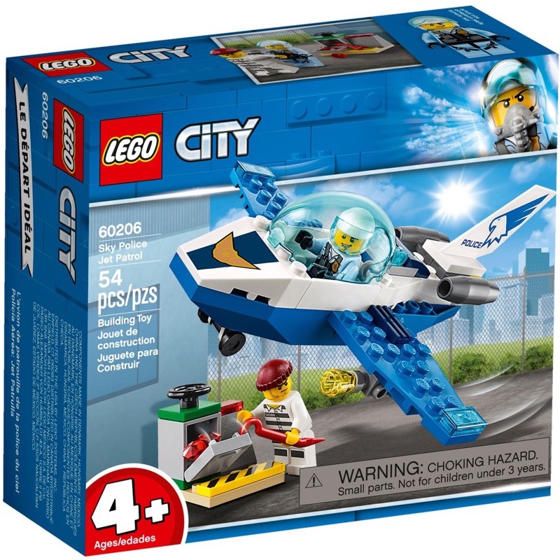 LEGO City 60206 Sky Police Jet Patrol