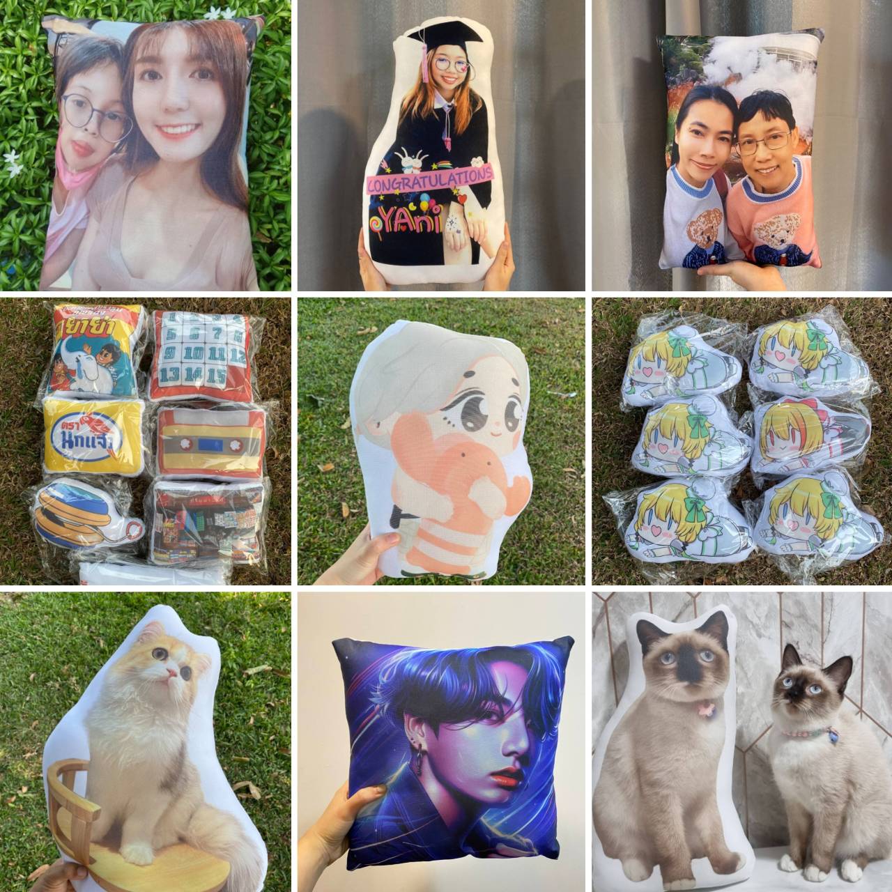 หมอนพร้อมสกรีน