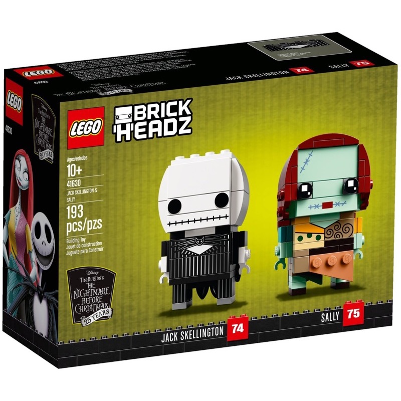 LEGO BrickHeadz 41630 Jack Skellington & Sally