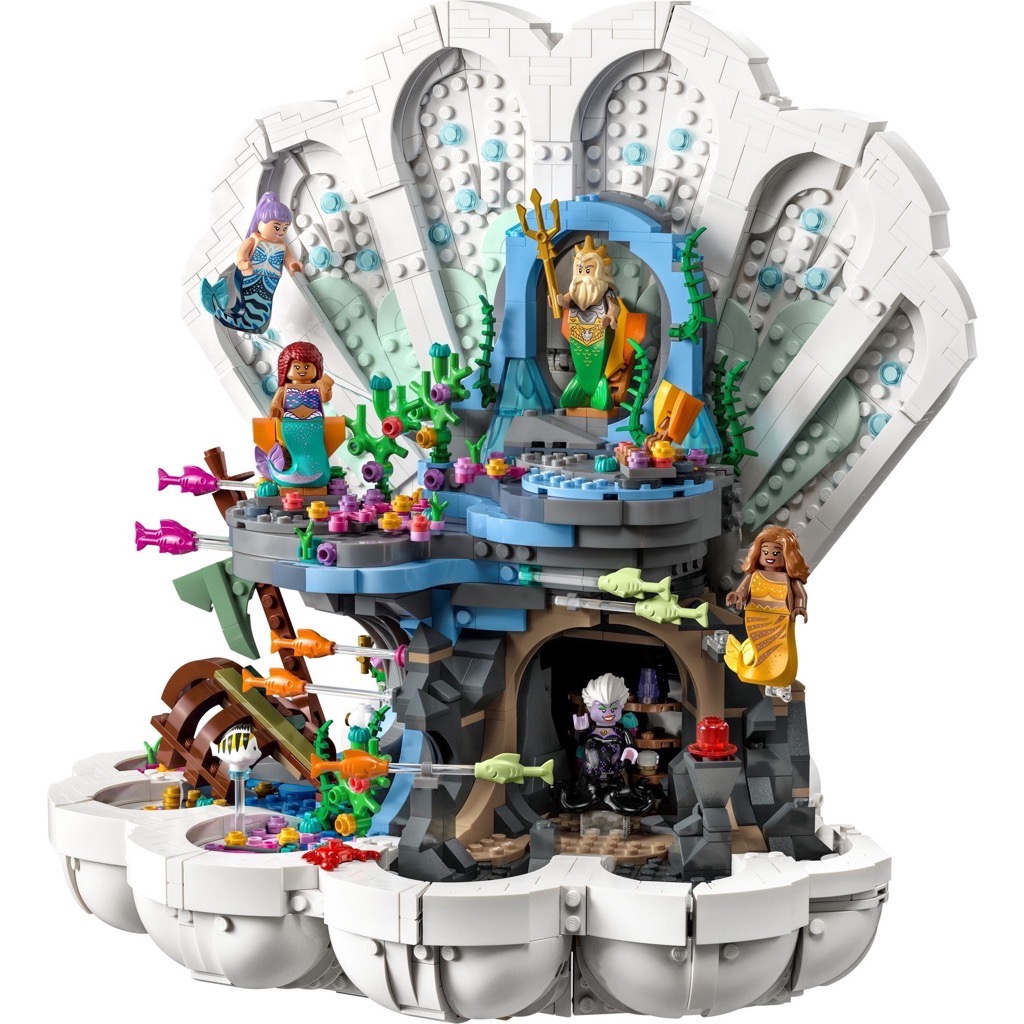 เลโก้ LEGO Exclusives 43225 Disney - The Little Mermaid Royal Clamshell (มีกล่องกระดาษตรงรุ่น)