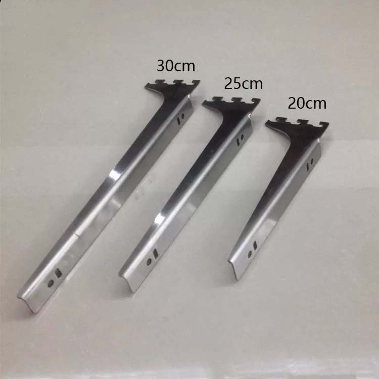 แขนรับไม้ สำหรับทำชั้นวาง (ใช้กับรางกระดูกงู)