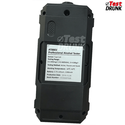 เครื่องเป่าแอลกอฮอลล์แบบคุณภาพสูง แบบ print ได้ (Touch screen) AT8801 (แบบเช่า)