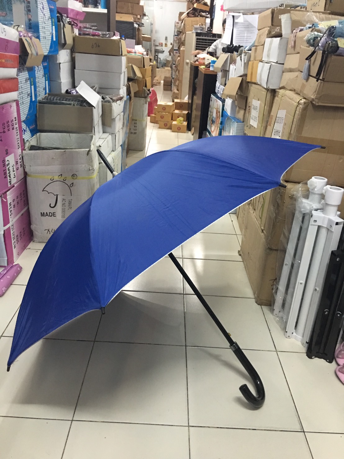 ร่มตอนเดียว8ก้านคู่24นิ้วมียูวี