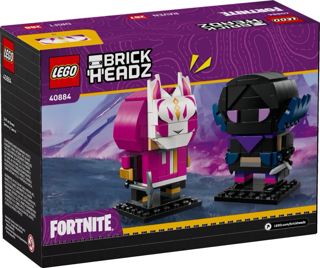 เลโก้ LEGO BrickHeadz 40884 Drift & Raven