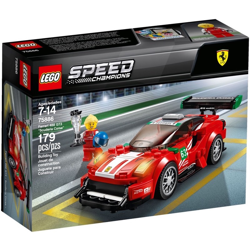 LEGO Speed Champions 75886 เลโก้ Ferrari 488 GT3 Scuderia Corsa