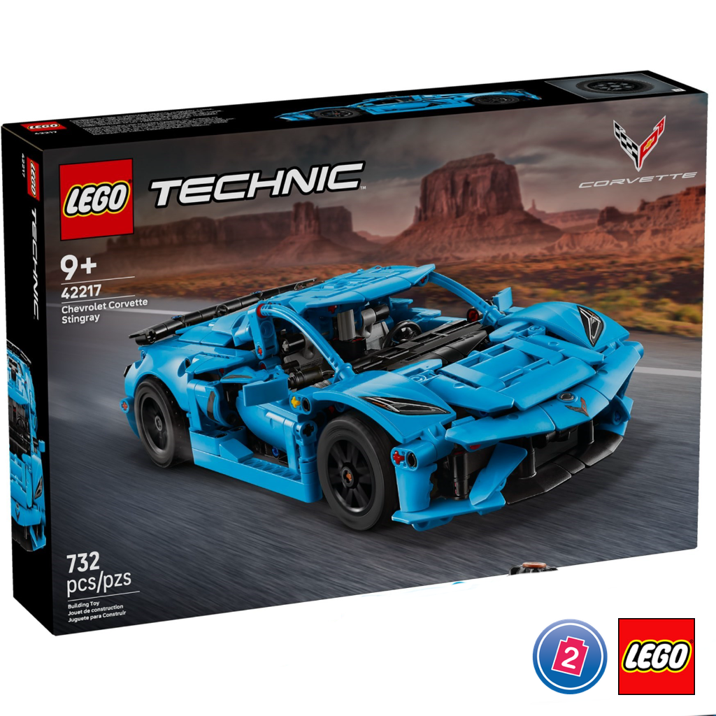 เลโก้ LEGO Technic 42217 Chevrolet Corvette Stingray Blue