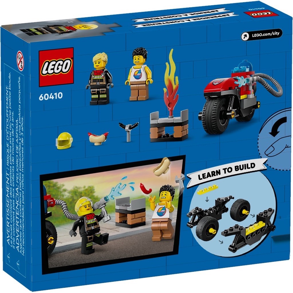 เลโก้ LEGO City 60410 Fire Rescue Motorcycle