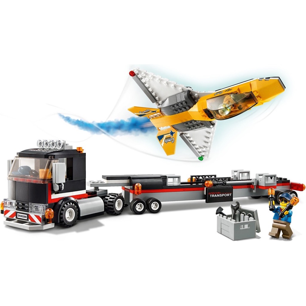 เลโก้ LEGO City 60289 AIRSHOW JET TRANSPORTER