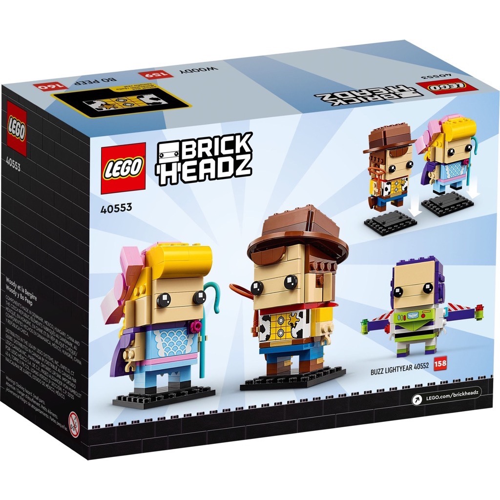 เลโก้ LEGO BrickHeadz 40553 Woody and Bo Peep