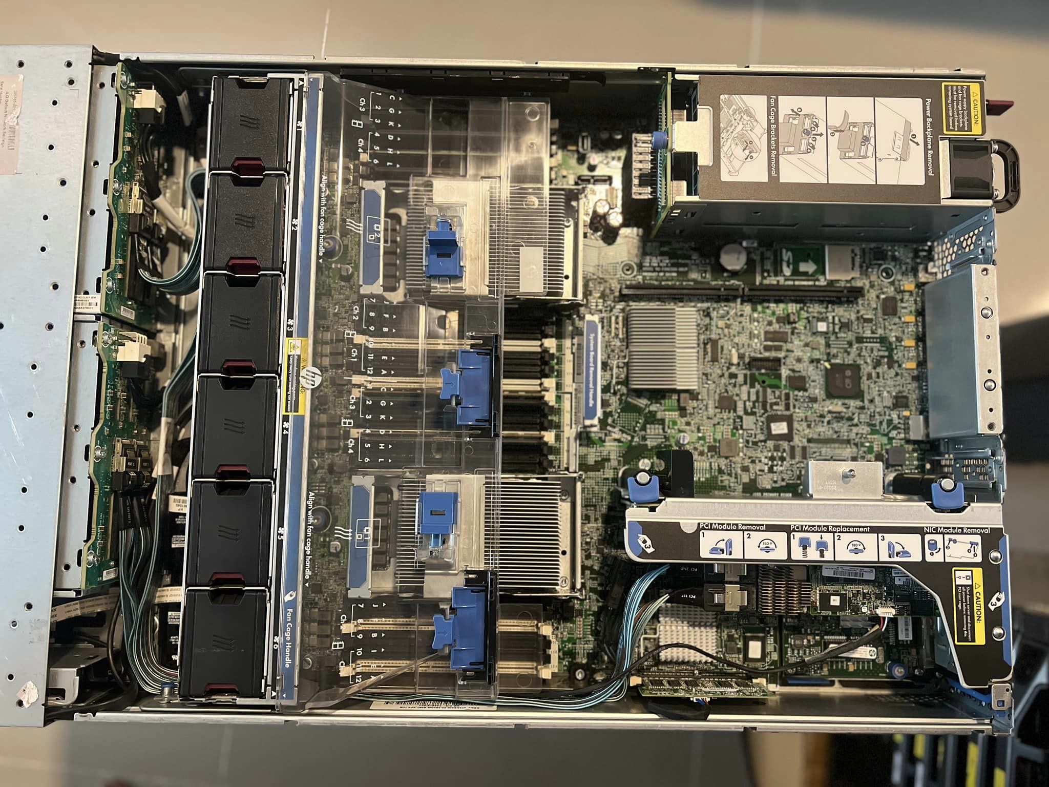 hp dl380p g8 2cpu 32gb server 16cores เซิร์ฟเวอร์เอชพีมือสองพร้อม