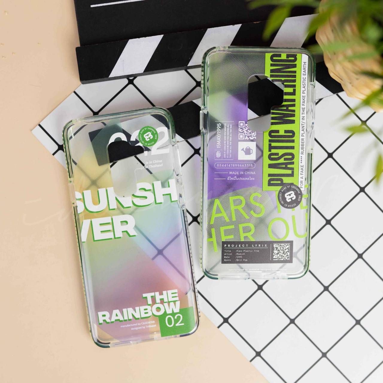 เคสพรีเมี่ยมใส ขอบดำ ขอบขาว สกรีน UV สกรีนภาพตามสั่ง