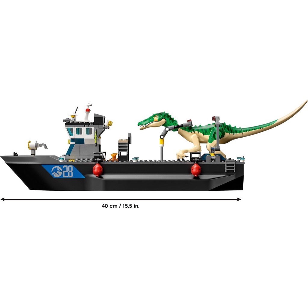 เลโก้ LEGO Jurassic World 76942 Baryonyx Dinosaur Boat Escape