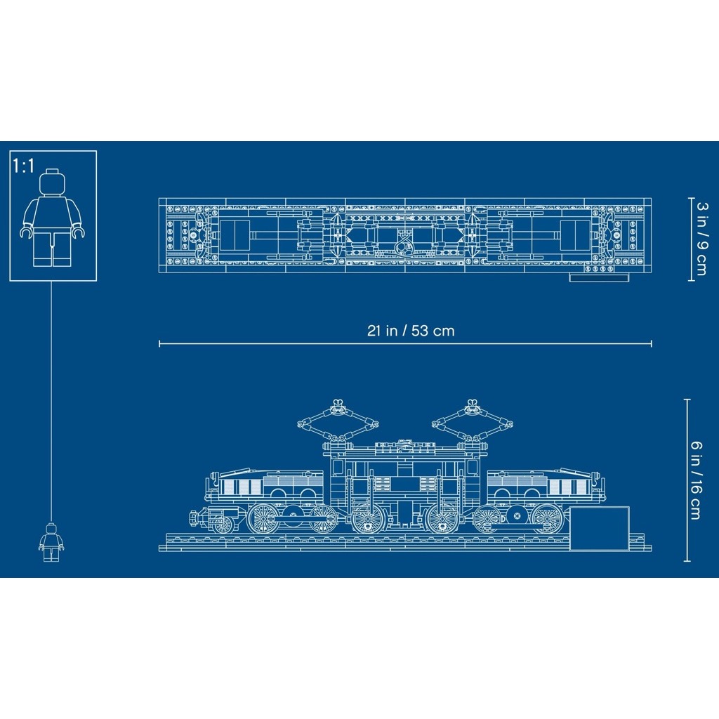 LEGO Exclusives 10277 Crocodile Locomotive