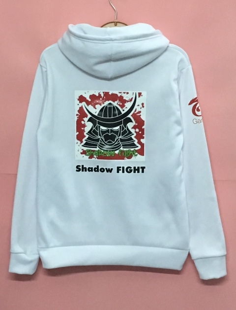 เสื้อฮู้ดสีขาวสกรีน ROV