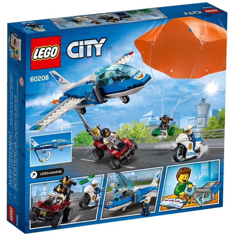 LEGO City 60208 Sky Police Parachute Arrest