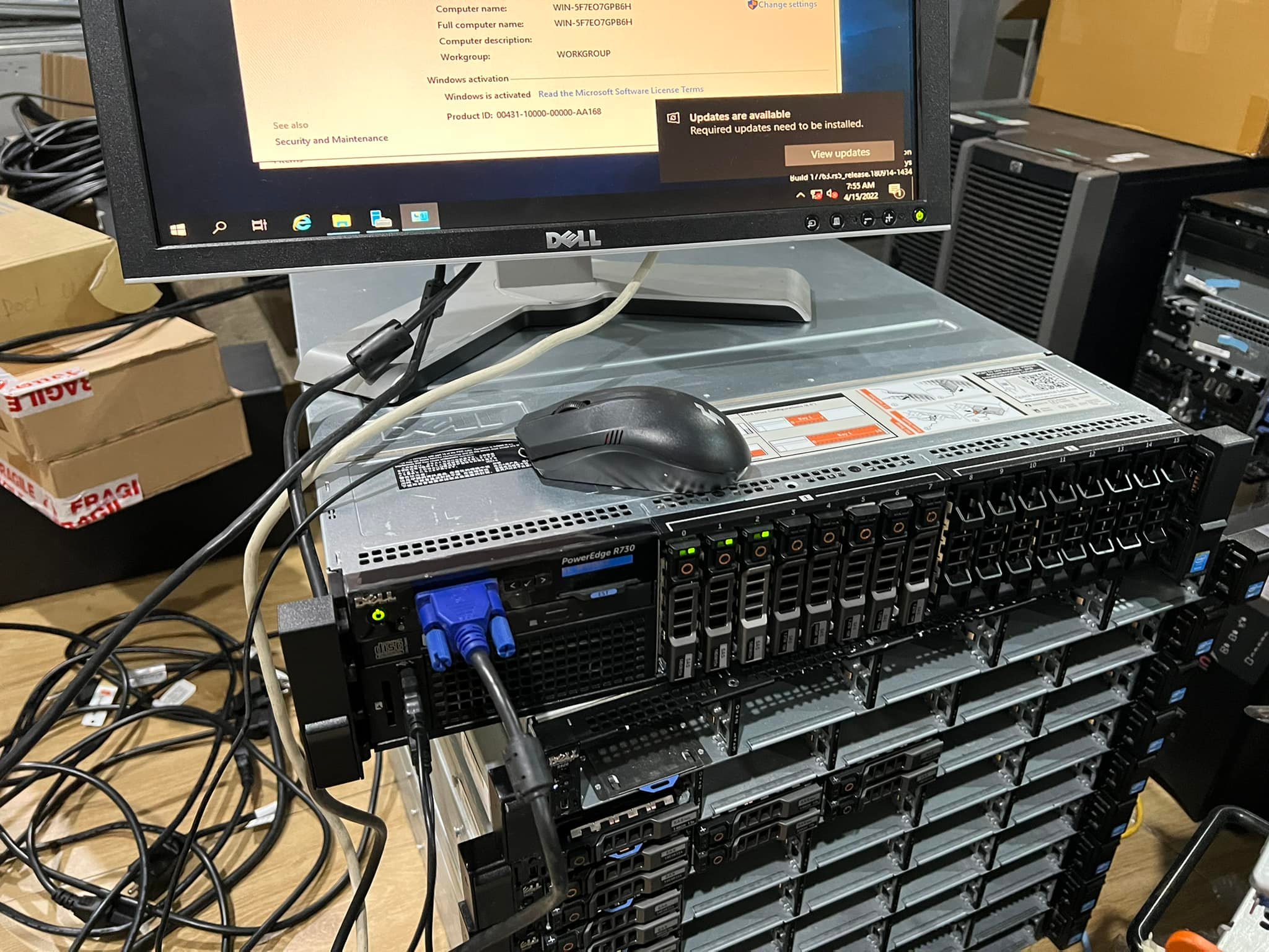 Dell R730 2cpu 32gb Server มือ 2 พร้อมใช้งาน