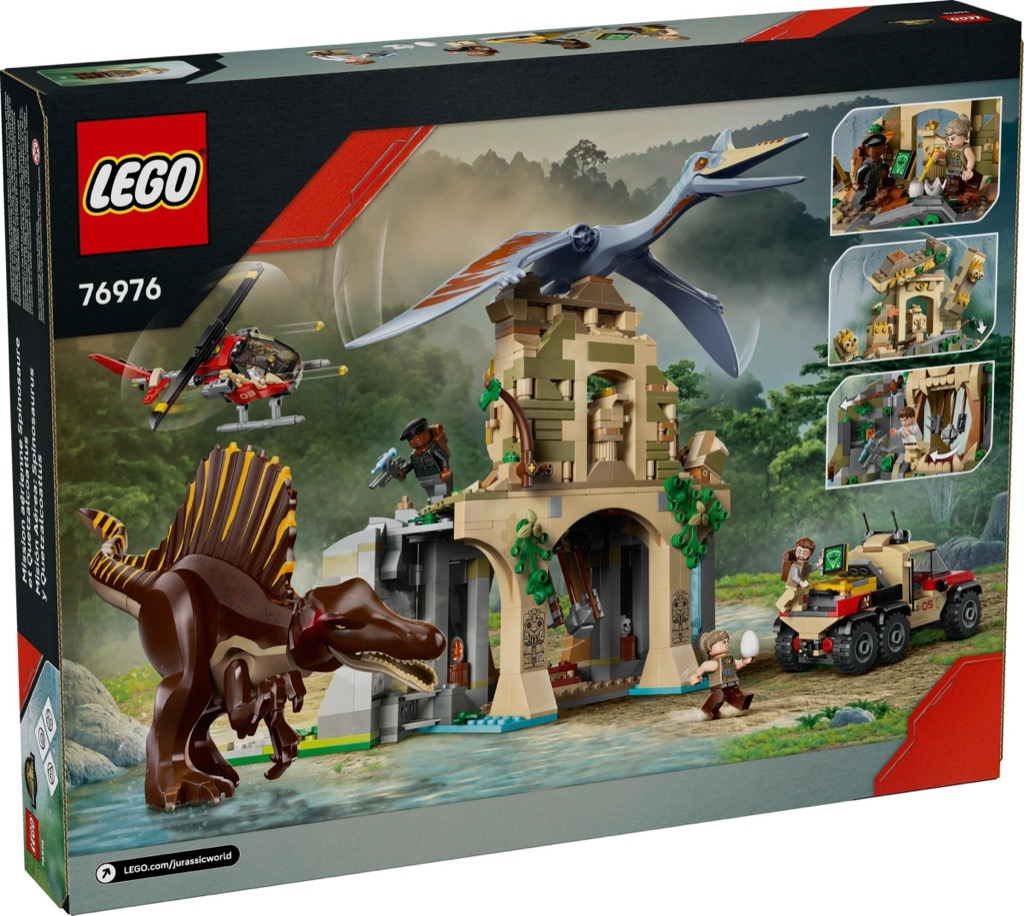 เลโก้ LEGO Jurassic World 76976 Spinosaurus & Quetzalcoatlus Air Mission