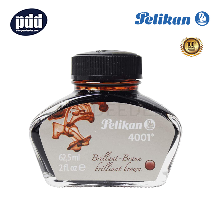 PELIKAN หมึกขวด พิลิแกน 4001 หมึกน้ำตาล PELIKAN 4001 Brown Ink in Bottle Refill