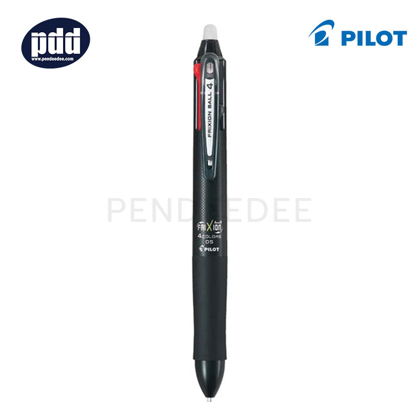 PILOT ปากกาหมึกลบได้ ไพลอต ฟริกชั่น 4in1 PILOT Frixion Ball 4in1 4 colors 0.5 mm. Black Erasable Pen