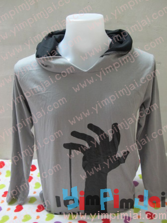 เสื้อสตาฟ มีฮู้ด สกรีนตามแบบ