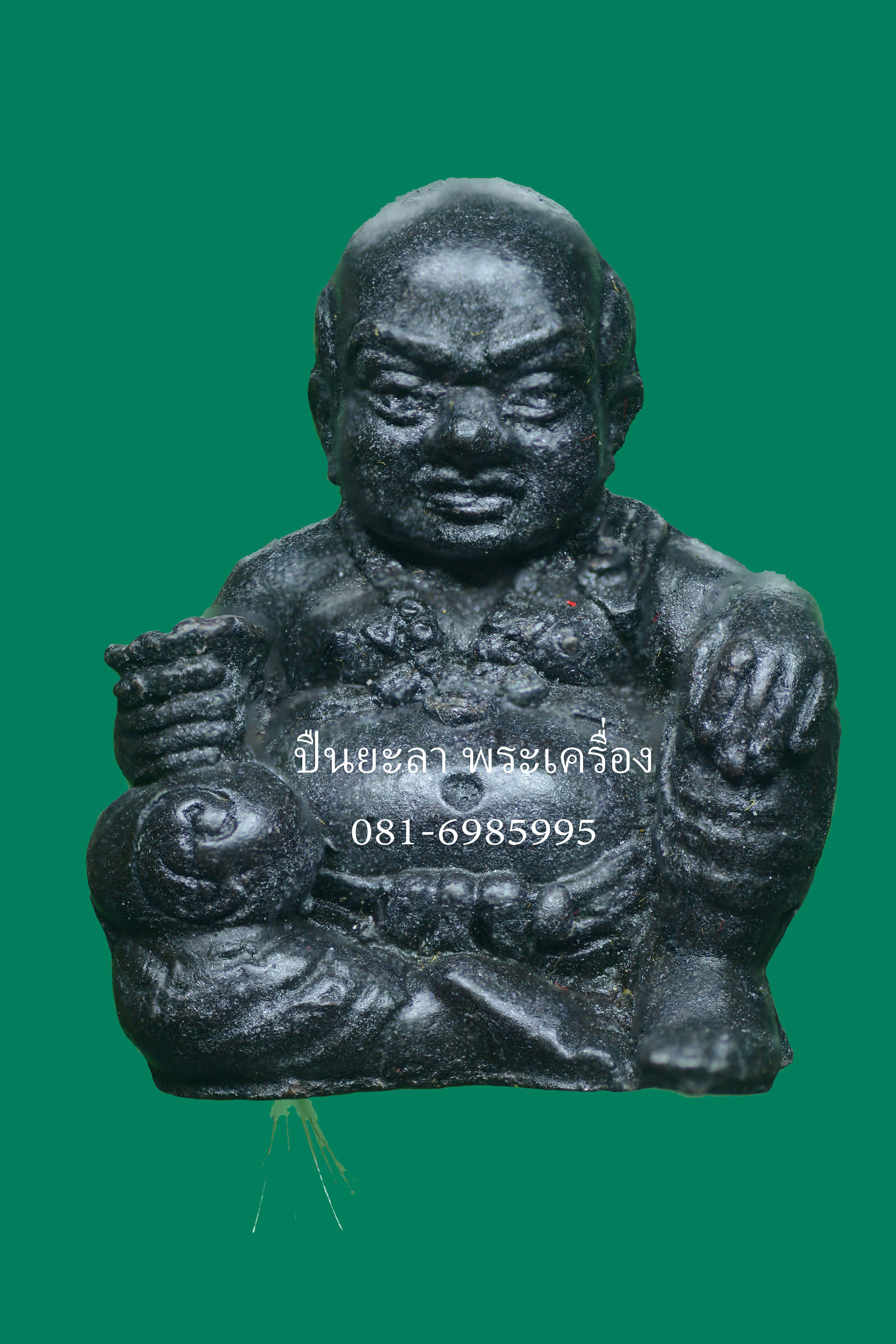 ขุนช้างเจ้าทรัพย์ พ่อท่านเขียว วัดห้วยเงาะ รุ่นเพชรทักษิณ ปี64 เนื้อว่านคลุกรัก ใต้ฐาน ฝังตะกรุดเงินแท้ เส้นเกศาและจีวร หลวงปู่ สวยในกล่องเดิม