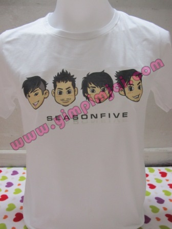 เสื้อยืดสกรีนลายกลุ่ม season five