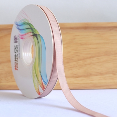 ริบบิ้นผ้าลูกฟูกสีน้ำตาลอ่อน (Vanilla) #GX020