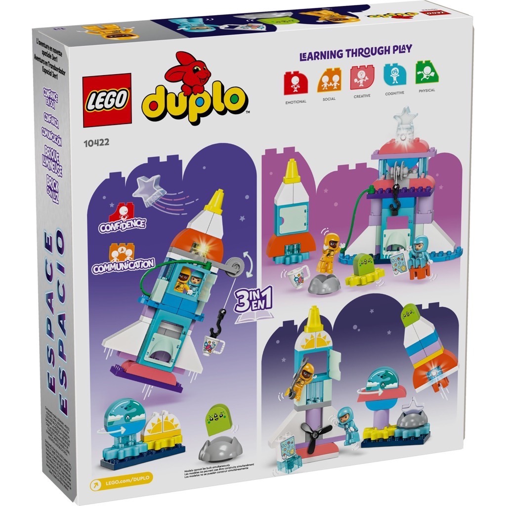 เลโก้ LEGO Duplo 10422 3in1 Space Shuttle Adventure