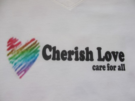 เสื้อยืดสกรีน cherish love