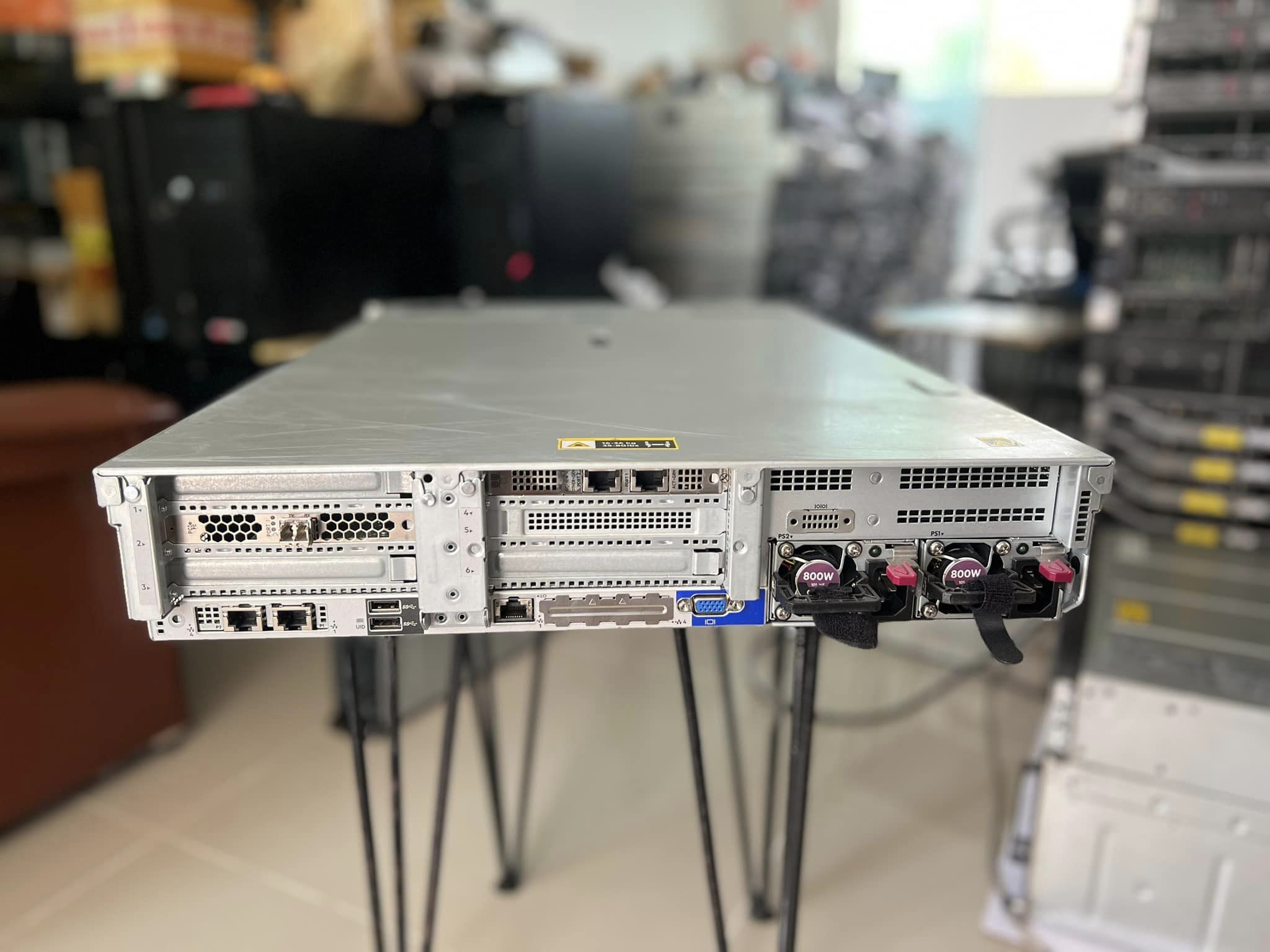 hp dl380 gen10 2cpu ram 256gb 48Cores 96Threads fiber 16g lan 10g ประกัน 3 เดือน เอชพีเซิร์ฟเวอร์มือสองพร้อมใช้งาน