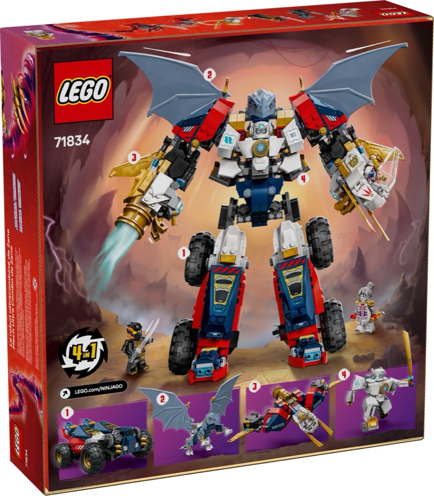เลโก้ LEGO Ninjago 71834 Zane's Ultra Combiner Mech